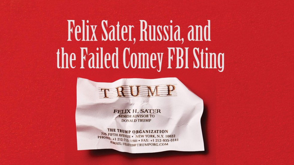 Felix Sater Comey sting