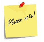 Please note