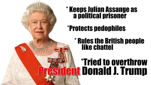 queen elizabeth overthrow