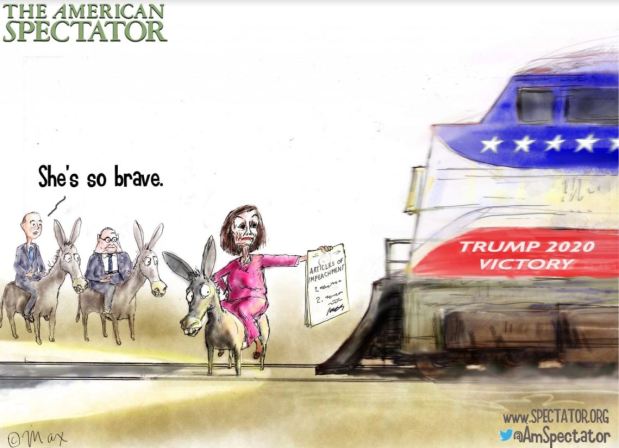 nancy pelosi nadler schiff trump train