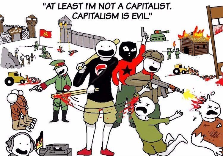evil socialism capitalism