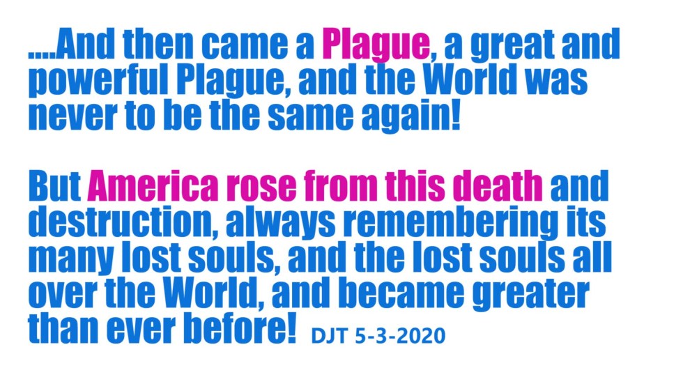 plague trump