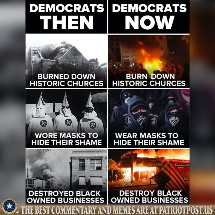 democrats then now