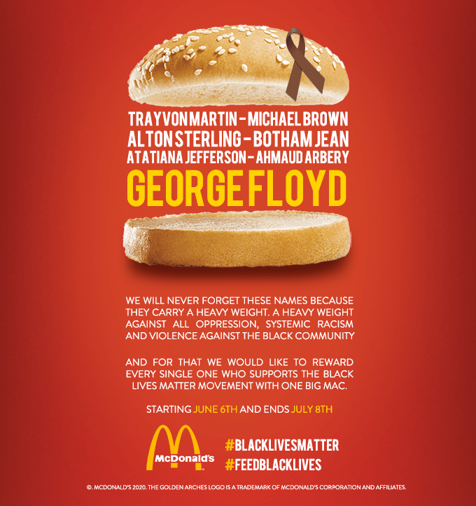 george floyd mcdonalds