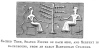 SACRED TREE, SEATED FIGURE ON EACH BIDES AND SERPENT IN BACKGROUND, PROM AN EARLY BABYLONIAN CYLINDER.