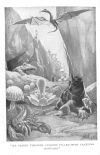 WE PASSED THROUGH CAVERNS FILLED WITH CREEPING REPTILES.