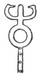 FIG. 153. CADUCEUS ON AN AMPHORA. (From the Elite des monuments c&eacute;ramographiques, vol. iii., pl. xci.)