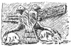 FIG. 5. BAS-RELIEF OF EYUK. (PERROT and CHIPIEZ. L’Art dans l’antiquit&eacute;, vol. iv., fig. 343.)