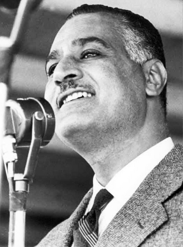 Egypt’s former President Gamal Abdel Nasser (Wikimedia)